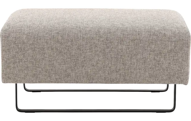 Goossens hocker montreal grijs stof - 8210388-01