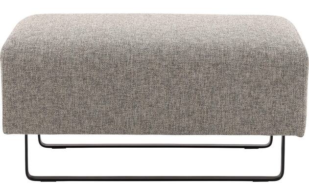 Goossens hocker montreal grijs stof - 8210389-01