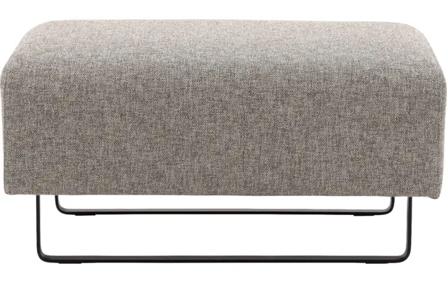 Goossens hocker montreal grijs stof - 8210389-01