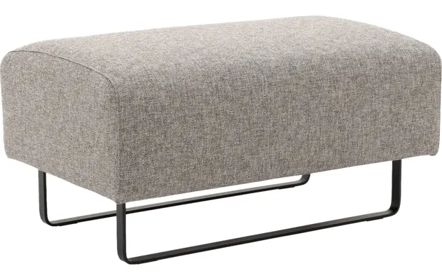Goossens hocker montreal grijs stof - 8210389-02