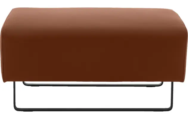 Goossens hocker montreal bruin leer - 8210391-01