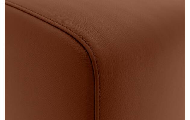 Goossens hocker montreal bruin leer - 8210391-05