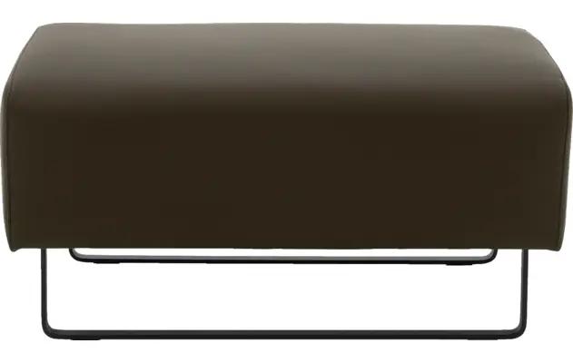 Goossens hocker montreal groen leer - 8210392-01