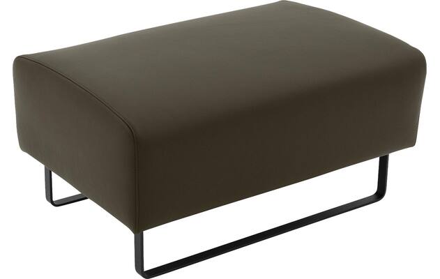 Goossens hocker montreal groen leer - 8210392-03
