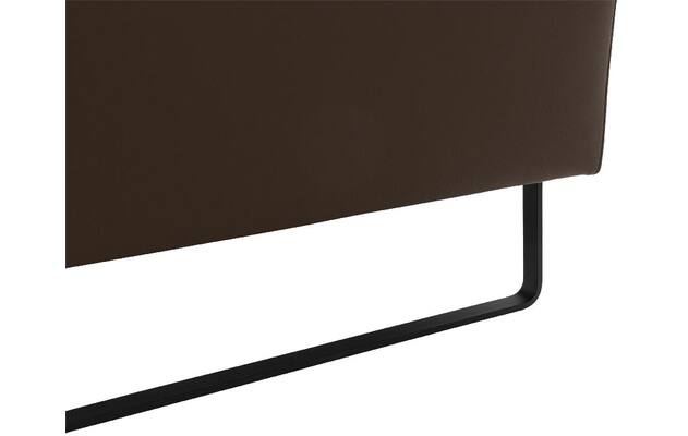 Goossens hocker montreal grijs leer - 8210393-04