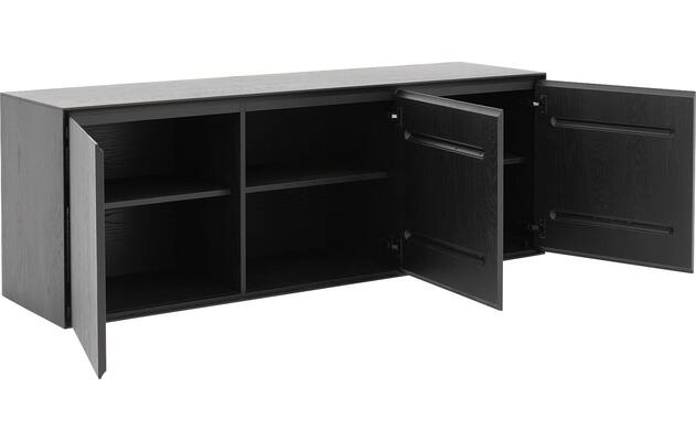 Goossens excellent dressoir vic zwart eiken - 8210396-03