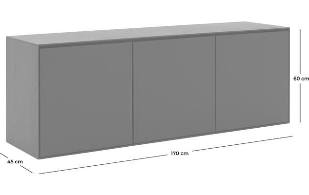 Goossens excellent dressoir vic zwart eiken - 8210396-goossens-vic-dressoir-eiken-50