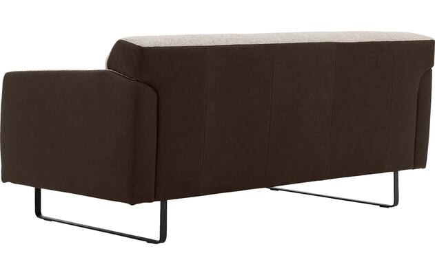Goossens excellent zitbank montreal bruin leer - 8210399-05