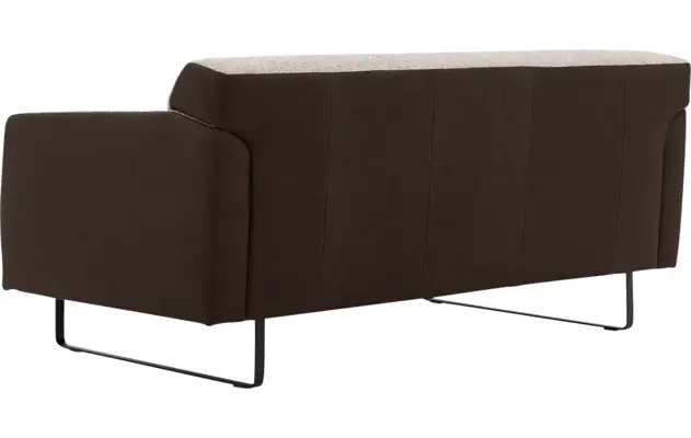 Goossens excellent zitbank montreal bruin leer - 8210399-05