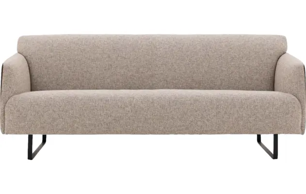 Goossens excellent zitbank montreal bruin leer - 8210400-01
