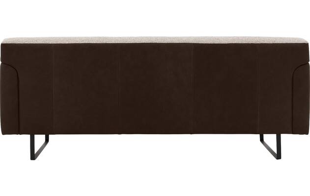 Goossens excellent zitbank montreal bruin leer - 8210400-04