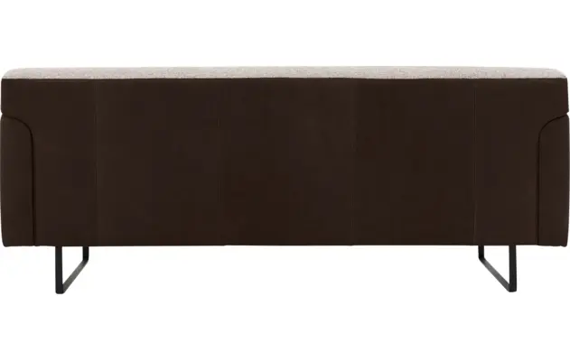 Goossens excellent zitbank montreal bruin leer - 8210400-04
