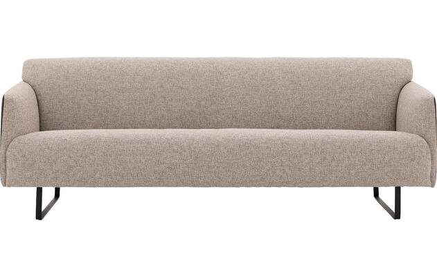 Goossens excellent zitbank montreal bruin leer - 8210402-01