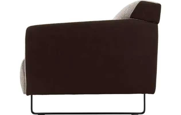 Goossens excellent zitbank montreal bruin leer - 8210402-06