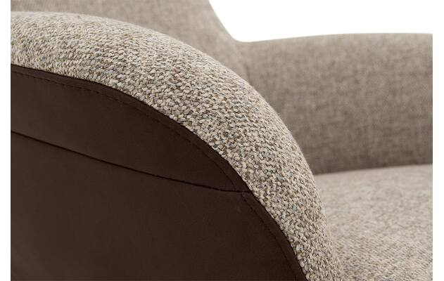 Goossens excellent relaxstoel avec bruin leer - 8210411-10