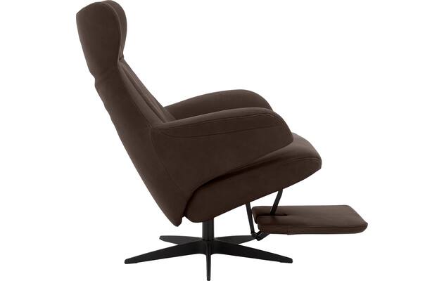 Goossens excellent relaxstoel avec bruin leer - 8210414-05