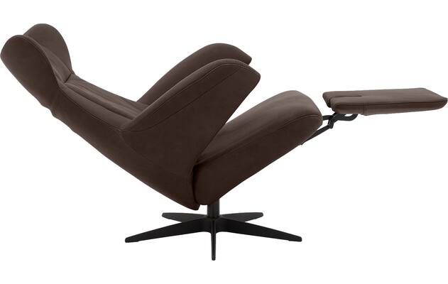 Goossens excellent relaxstoel avec bruin leer - 8210414-06