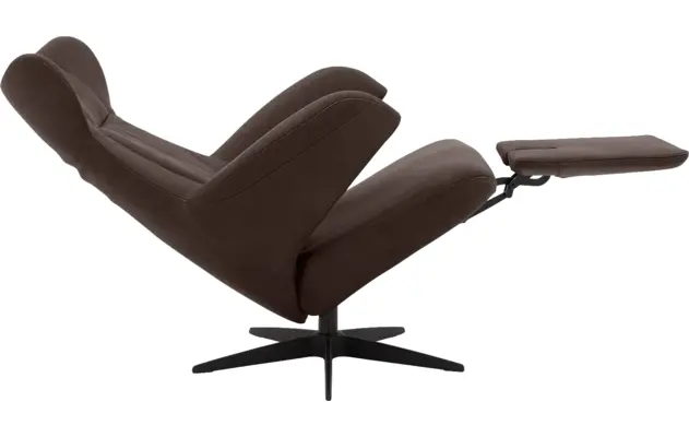 Goossens excellent relaxstoel avec bruin leer - 8210414-06