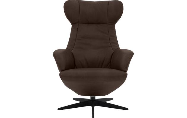 Goossens excellent relaxstoel avec bruin leer - 8210417-02