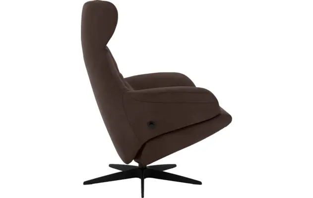 Goossens excellent relaxstoel avec bruin leer - 8210417-04