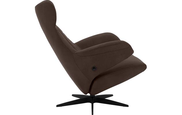 Goossens excellent relaxstoel avec bruin leer - 8210417-06