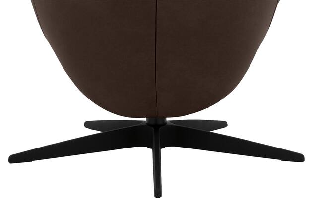 Goossens excellent relaxstoel avec bruin leer - 8210417-07