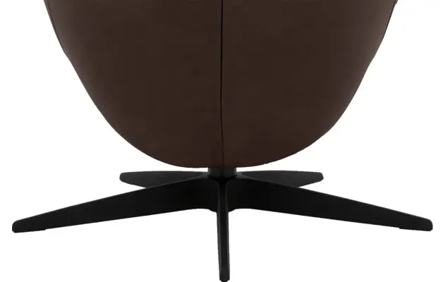 Goossens excellent relaxstoel avec bruin leer - 8210417-07