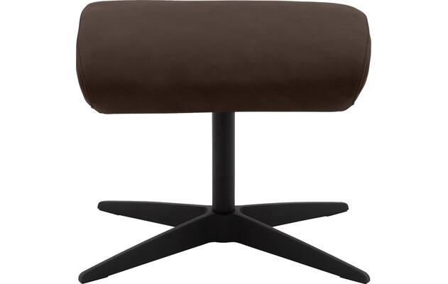 Goossens hocker avec bruin leer - 8210420-02