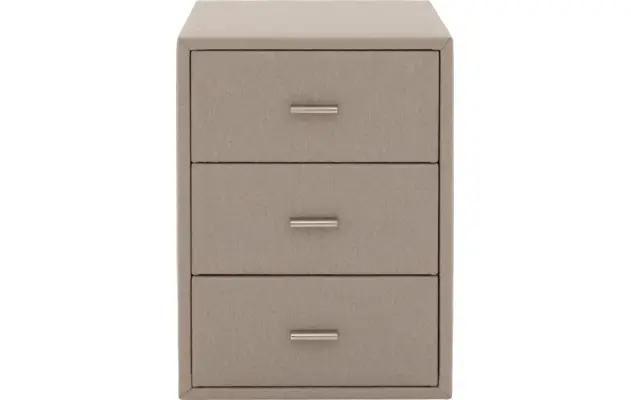 Goossens excellent nachtkastje briljant elite bruin stof - 8210449-01