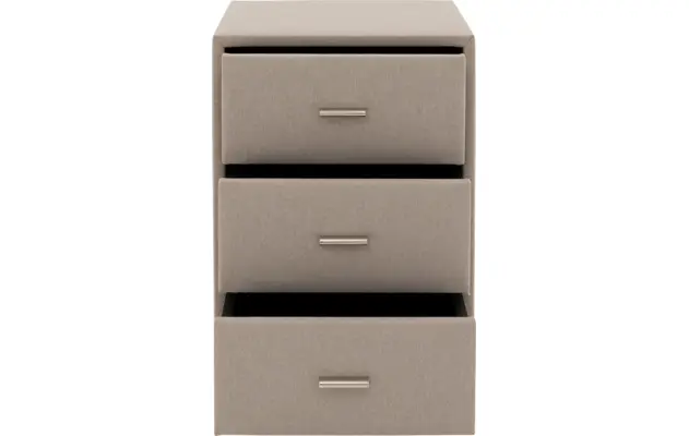 Goossens excellent nachtkastje briljant elite bruin stof - 8210449-03
