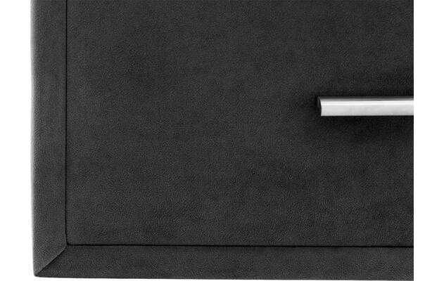 Goossens excellent nachtkastje briljant elite grijs stof - 8210450-C-07