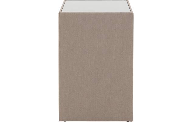Goossens hocker briljant hotel bruin stof - 8210451-01
