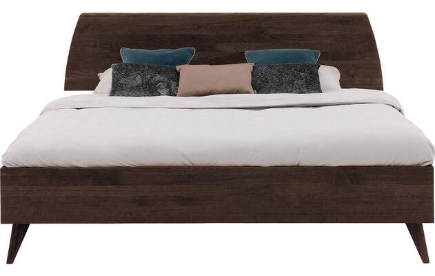 Goossens bedframe cosima donker bruin eiken - 8210478-02