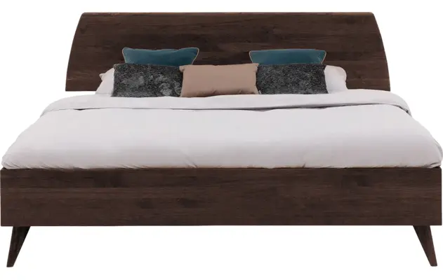 Goossens bedframe cosima donker bruin eiken - 8210478-02