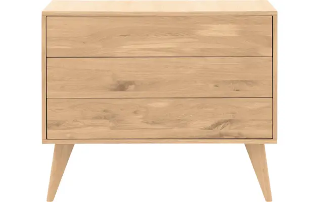 Goossens ladekast cosima wit eiken - 8210482-01