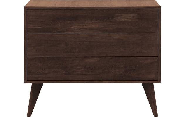 Goossens ladekast cosima donker bruin eiken - 8210484-01