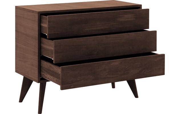 Goossens ladekast cosima donker bruin eiken - 8210484-03