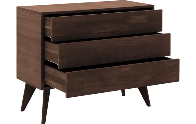 Goossens ladekast cosima donker bruin eiken - 8210484-03