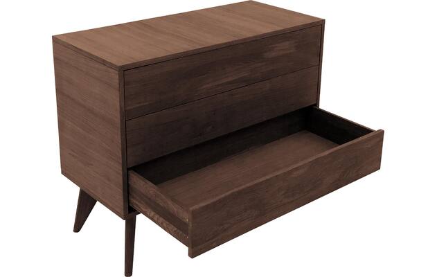 Goossens ladekast cosima donker bruin eiken - 8210484-04