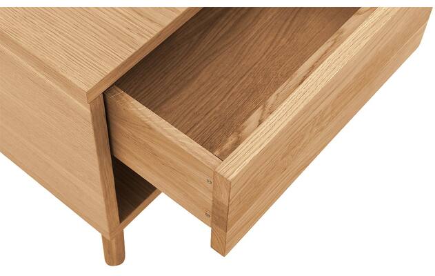 Goossens nachtkastje cosima blank eiken - 8210486-05