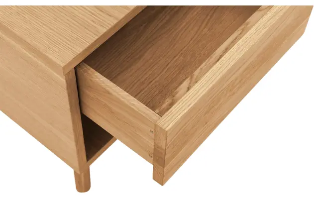 Goossens nachtkastje cosima blank eiken - 8210486-05