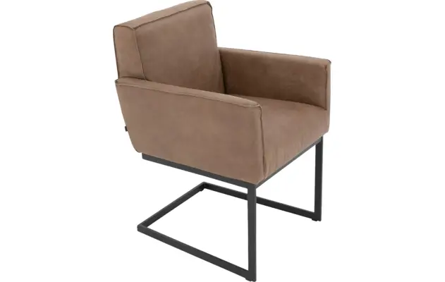 Goossens excellent eetkamerstoel tom bruin leer - 8210516-04