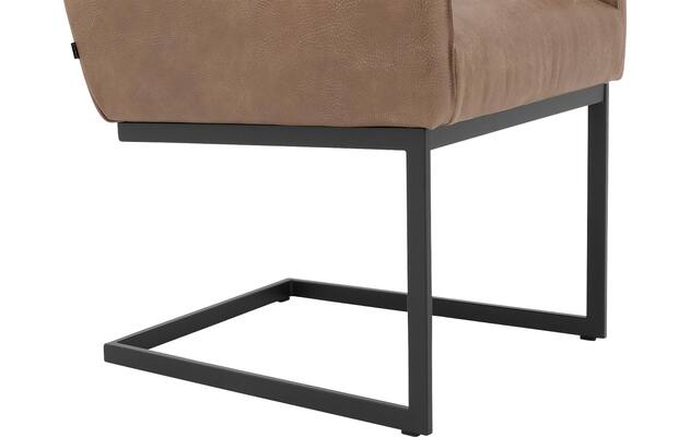 Goossens excellent eetkamerstoel tom bruin leer - 8210516-05