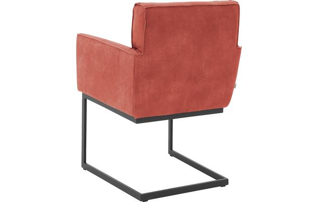 Goossens excellent eetkamerstoel tom rood leer - 8210517-02
