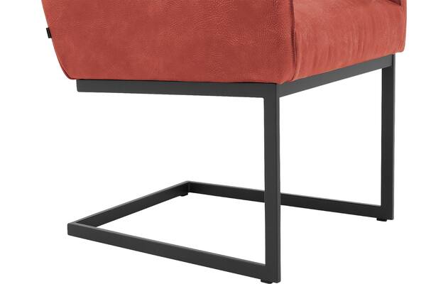 Goossens excellent eetkamerstoel tom rood leer - 8210517-05