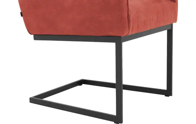 Goossens excellent eetkamerstoel tom rood leer - 8210517-05