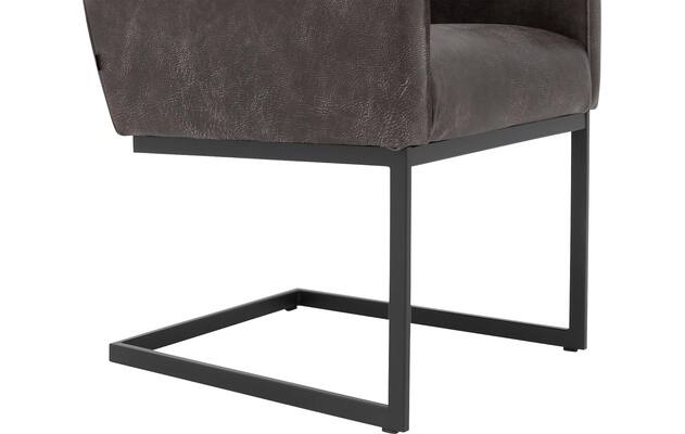 Goossens excellent eetkamerstoel tom bruin leer - 8210518-05