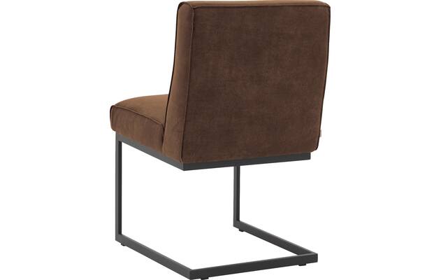 Goossens excellent eetkamerstoel tom bruin leer - 8210520-03