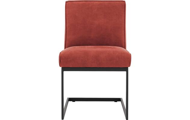 Goossens excellent eetkamerstoel tom rood leer - 8210522-01
