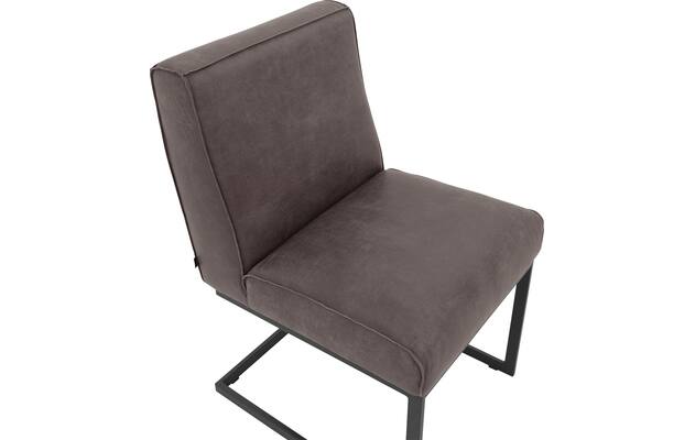 Goossens excellent eetkamerstoel tom bruin leer - 8210523-04